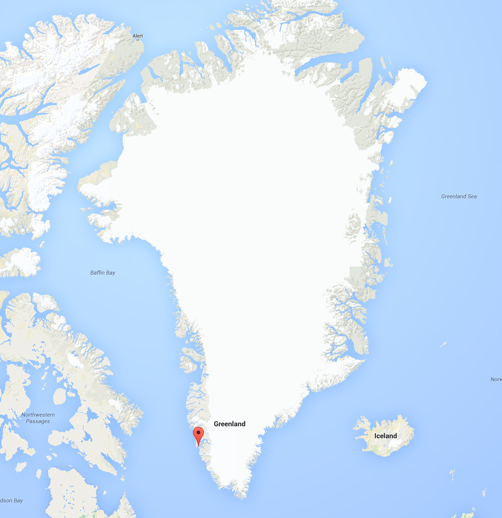 Гренландия какой океан. Остров Гренландия на карте. Готхоб Гренландия на карте. Гора Гунбьерн Гренландия на карте. Нуук Гренландия на карте.