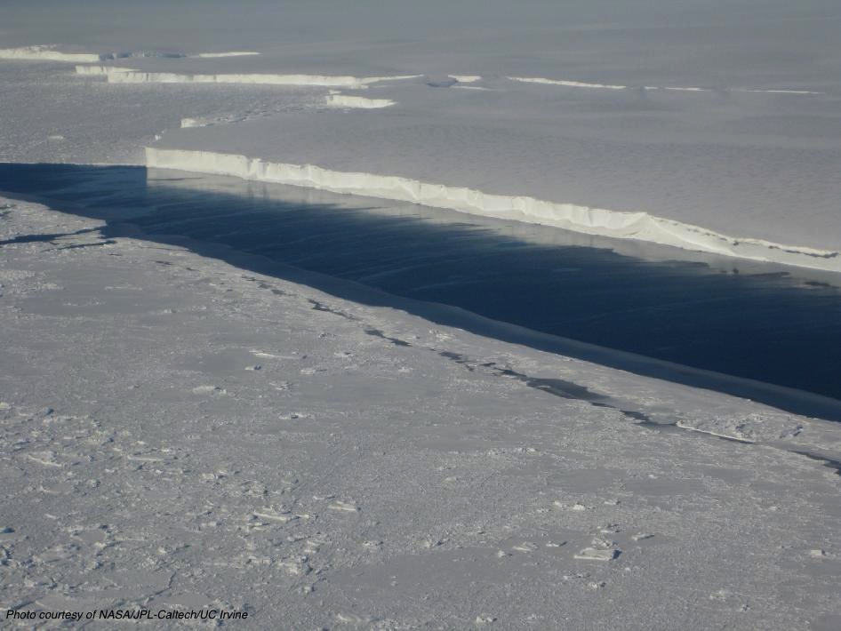 Venable Ice Shelf in West Antarctica