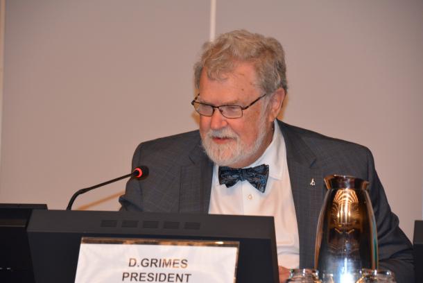 David Grimes, GCW proponent, ends final term as WMO President