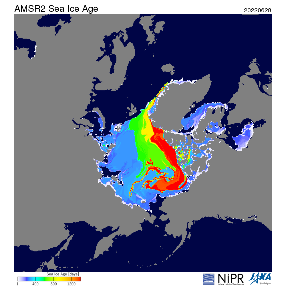 New ice age product in Cryosphere Now