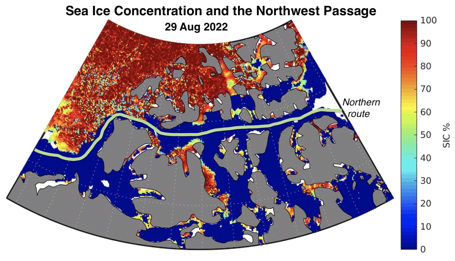 Early opening of Northwest Passage