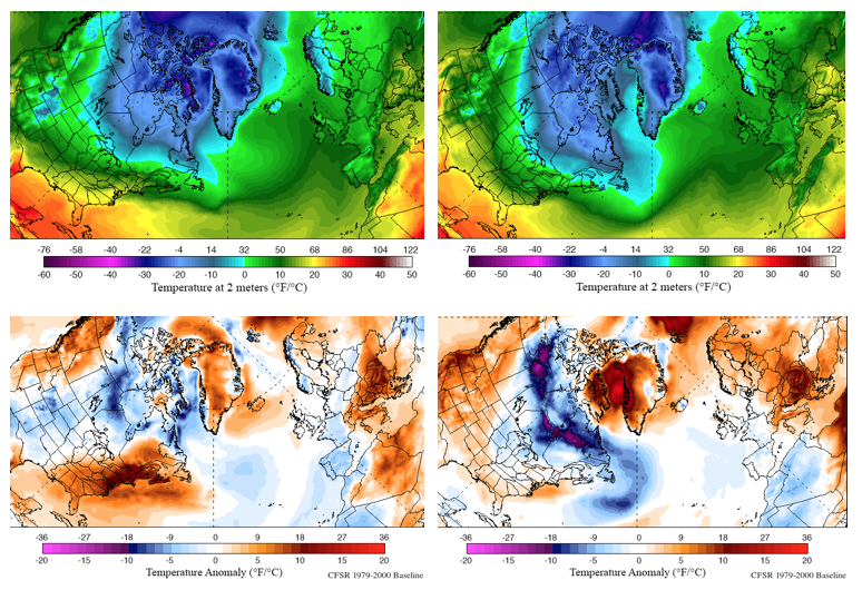 Baffin Bay then Greenland Warming, April 2016